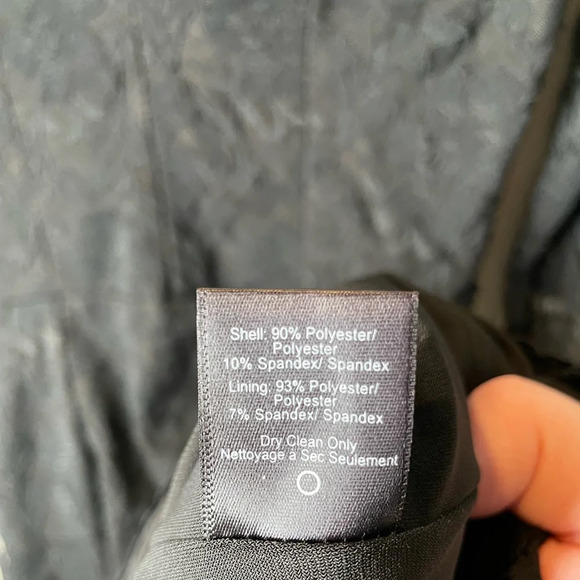 Dress The Population Erica Black Lace Mini Dress Size Small - Picture 5 of 10